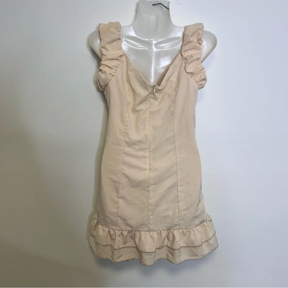 ◾️3/$25 R.J Story Ruffle Frill Ruched Mini Dress - Picture 5 of 5